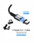 Suntaiho magnetyczna ładowarka Micro kabel USB C typu C dla Xiaomi grać note7 szybkie ładowanie dla Samsung dla S10 telefon iOS 