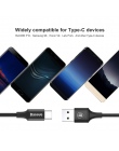 Baseu oświetlenie kabel USB typu C USBC szybkie ładowanie ładowarka USB-C typu c kabel do Samsung S10 S9 Xiao mi mi 9 8 jeden Pl