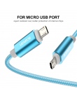 Kabel Micro USB szybkie ładowanie do synchronizacji danych Kable 1 M 2 M 3 M ładowarki do telefonu do Samsung S7 j5 Xiaomi Redmi