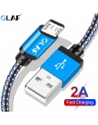 OLAF kabel Micro USB 1 M/2 M/3 M pleciony synchronizacja danych USB przewód do Samsung S7 Xiaomi Huawei LG HTC szybkie ładowanie