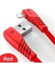 TIEGEM przewód Usb z wtyczką kątową 90° dla iPhone X 8 7 6 5 6 s plus kabel do szybkiego ładowania kabel do telefonu komórkowego