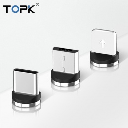 TOPK magnetyczna wtyczka Micro USB/typu C/8 Pin Adapter wtyczka USB (tylko magnetyczna wtyczka)