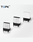 TOPK magnetyczna wtyczka Micro USB/typu C/8 Pin Adapter wtyczka USB (tylko magnetyczna wtyczka)