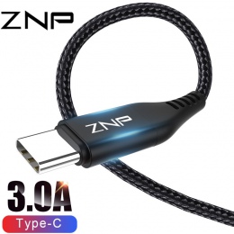 ZNP kabel USB typu C do Samsung S10 S9 S8 Mate 20 Pro 3A szybkie ładowanie USB danych typu C kabel do Redmi Note 7 Pro ładowarka