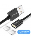 RAXFLY kabel magnetyczny dla iPhone X XS Max 8 7 Plus przewód ładowania oświetlenie do kabla USB do iPhone 6 S LED z magnesem ła