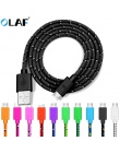 OLAF kabel Micro USB nylonowy splot szybkie ładowanie USB do transmisji danych kabel do Huawei dla Xiaomi tabletu z systemem And