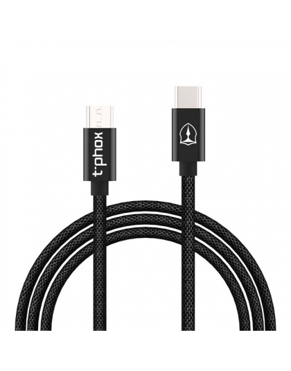 T-phox USB C do kabla Micro USB Micro B USB typu C przewód męski na męski kompatybilny z macBook imaca Pro Chromebook pikseli