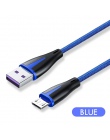 ZNP kabel Micro USB 3A szybkie ładowanie Micro USB przewód ładowarki do Samsung S7 Xiaomi Redmi Note 5 Pro 4 Tablet telefon z sy