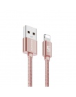 Suntaiho kabel USB do oświetlenia kabel do iphone 8 Plus XS MAX USB Nylon kabel do ładowania danych dla iphone X 6 s 7 plus XR ł