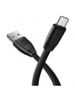 Cafele płaskie kabel Usb typu C dla Samsung Huawei Xiaomi TPE kabel do ładowania trwałe synchronizacja danych Usb kabel 5 V 2.1A