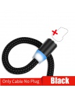 USLION magnetyczny micro USB kabel do Samsung S10 S9 ładowania typu c ładowania dla iPhone XS XR 8 7 ładowarka magnetyczna kable