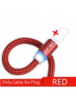 USLION magnetyczny micro USB kabel do Samsung S10 S9 ładowania typu c ładowania dla iPhone XS XR 8 7 ładowarka magnetyczna kable