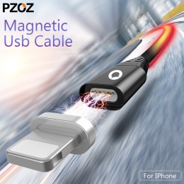 PZOZ kabel magnetyczny dla iphone 8 7 6 5 S szybka ładowarka kabel do ładowania danych magnes kabel do iphone x 10 wtyczka przew