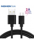 NOHON Micro kabel USB do synchronizacji danych do Samsung Galaxy S7 S6 krawędzi Huawei Xiaomi 4 przewód szybkoładujący z systeme