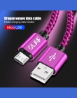 OLAF kabel Micro USB 2.4A szybkie ładowanie 1 M 2 M 3 M ładowarka USB kabel do transmisji danych dla Samsung Xiaomi microusb kom