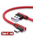 Komórkowy kabel do ładowania telefonu wydłużyć ładowarka USB C kabel do transmisji danych android typu C szybkie ładowanie łokci