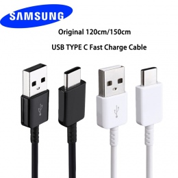 Oryginalny 120 cm/150 cm USB 3.1 TYPE-C szybko kabel danych do ładowania do Samsung Galaxy S8 S8 Plus s9 plus/ uwaga 8 9/A3 A5 2