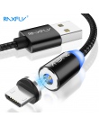 RAXFLY kabel Micro USB 1 M 2 M magnetyczny kable ładowarki dla Xiaomi Redmi uwaga 7 5 4X magnetyczny kabel USB kabel ładowania d