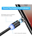 RAXFLY kabel Micro USB 1 M 2 M magnetyczny kable ładowarki dla Xiaomi Redmi uwaga 7 5 4X magnetyczny kabel USB kabel ładowania d