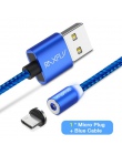 RAXFLY kabel Micro USB 1 M 2 M magnetyczny kable ładowarki dla Xiaomi Redmi uwaga 7 5 4X magnetyczny kabel USB kabel ładowania d