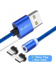 RAXFLY kabel Micro USB 1 M 2 M magnetyczny kable ładowarki dla Xiaomi Redmi uwaga 7 5 4X magnetyczny kabel USB kabel ładowania d