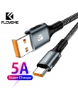 FLOVEME 5A USB typu C kabel do Huawei Mate 20 P20 Lite USBC szybkie szybkie ładowanie ładowarka USB-C kabel typu C do Samsung S1