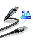 FLOVEME 5A USB typu C kabel do Huawei Mate 20 P20 Lite USBC szybkie szybkie ładowanie ładowarka USB-C kabel typu C do Samsung S1