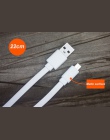 Oryginalny xiaomi mi powerbank mi cro kabel USB do USB szybkie ładowanie kabel do transmisji danych kabel power bank krótki mi c