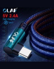 OLAF 2 M szybkie ładowanie USB typu C kabel do Huawei P20 Lite Pro szybkie ładowanie Usb C danych typu C kabel do Samsung S8 S9 