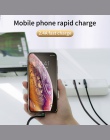 Baseus Doulbe łokcia kabel USB do telefonu iPhone XR Xs Max Xs LED 2.4A szybki kabel ładowania dla iPhone X 8 7 Plus iPad Nylon 