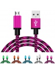 1 M typu C kabel do ładowania danych splecione micro USB synchronizacja jest szybsza ładowarka kabel dla iPhone dla Xiaomi dla S