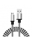 1 M typu C kabel do ładowania danych splecione micro USB synchronizacja jest szybsza ładowarka kabel dla iPhone dla Xiaomi dla S