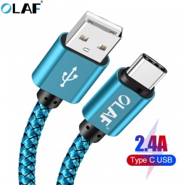 OLAF USB-C kabel USB typu C 3 m 2 m 5 v 2.4A szybko kabel ładowania do Samsunga s9 s8 uwaga 8 9 huawei xiaomi mi6 mi 8 oneplus t