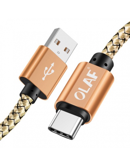 OLAF USB-C kabel USB typu C 3 m 2 m 5 v 2.4A szybko kabel ładowania do Samsunga s9 s8 uwaga 8 9 huawei xiaomi mi6 mi 8 oneplus t