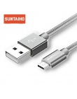 Suntaiho kabel typu C 3.1 dla Samsung S9 Huawei P20 P10 Nylon kabel USB typu C do Xiao mi mi 9 Nokia 8 szybki kabel do ładowania