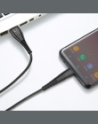 FLOVEME USB typu C 0.3 m/1 m o wysokiej wytrzymałości USB-C kabel do Samsung S9 uwaga 9 S8 2.4A przewód danych ładowarka do tele