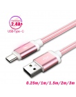 Kabel Usb typu C 2 m 3 m szybkie ładowanie dla Huawei P30 Pro P20 Lite Tipo C do Samsung galaxy S10 S10 + S9 S8 Xiao mi mi 8 typ