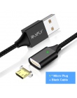 RAXFLY magnetyczny kabel USB dla iPhone 8 7 Plus ładowanie magnetyczne oświetlenie do kabla USB Micro USB kabel magnetyczny typu