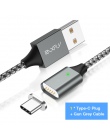 RAXFLY magnetyczny kabel USB dla iPhone 8 7 Plus ładowanie magnetyczne oświetlenie do kabla USB Micro USB kabel magnetyczny typu