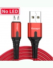 Essager LED kabel Micro USB 2.4A szybkie ładowanie dla Samsung dla Xiaomi telefonu komórkowego z systemem Android Micro USB kabe