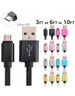 2A splecione micro Usb szybkie ładowanie kabel synchronizacji dla telefon komórkowy z Androidem Usb kabel do Samsung Honor 8x7 6