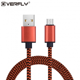 Kabel Micro USB 1 M USB 2.0 Nylon pleciony telefon komórkowy ładowarka USB do telefonu kabel do Samsung xiaomi LG Huawei kable M