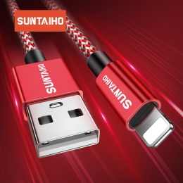 Suntaiho do kabel do iPhone kabel oświetleniowy dla iPhone XS MAX XR X ładowania przewód do iPhone'a 8 7 6 5 kabel USB 1 /2/3 m 