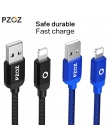 PZOZ kabel USB szybkie ładowanie kabel do iphone Xs Max Xr X 8 7 6 6 s plus 5 s 5S 5c SE ipad ładowarka przewód danych komórkowy