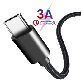 REZ kabel USB typu C 3A szybkie ładowanie USB C przewód danych USBC ładowarka do Samsunga S10 S9 S8 Xiaomi Redmi Note 7 Huawei k