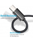 REZ kabel USB typu C 3A szybkie ładowanie USB C przewód danych USBC ładowarka do Samsunga S10 S9 S8 Xiaomi Redmi Note 7 Huawei k