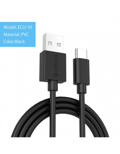 Orico USB typu C kabel typu c szybkie kabel danych do ładowania ładowarka USB dla Xiaomi Mi5 Oneplus 3 2 Meizu Pro 6 nexus 5X