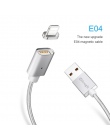 Elough E04 magnetyczny ładowarka kabel dla iPhone 5 5S 6 6 s 7 Plus telefony szybkie ładowanie Max 2.4A Nylon magnes ładowarka k