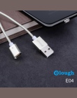 Elough E04 magnetyczny ładowarka kabel dla iPhone 5 5S 6 6 s 7 Plus telefony szybkie ładowanie Max 2.4A Nylon magnes ładowarka k