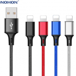 Pochodzenia ładowarka kabel dla iPhone 6 S 6 S 7 8 Plus 5 5S X XR XS Max iPad Mini air 2 krótki długi 2 M 3 M danych USB szybkie